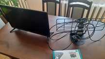 Telewizor, mocna antena, Ramie do zawieszenia tv