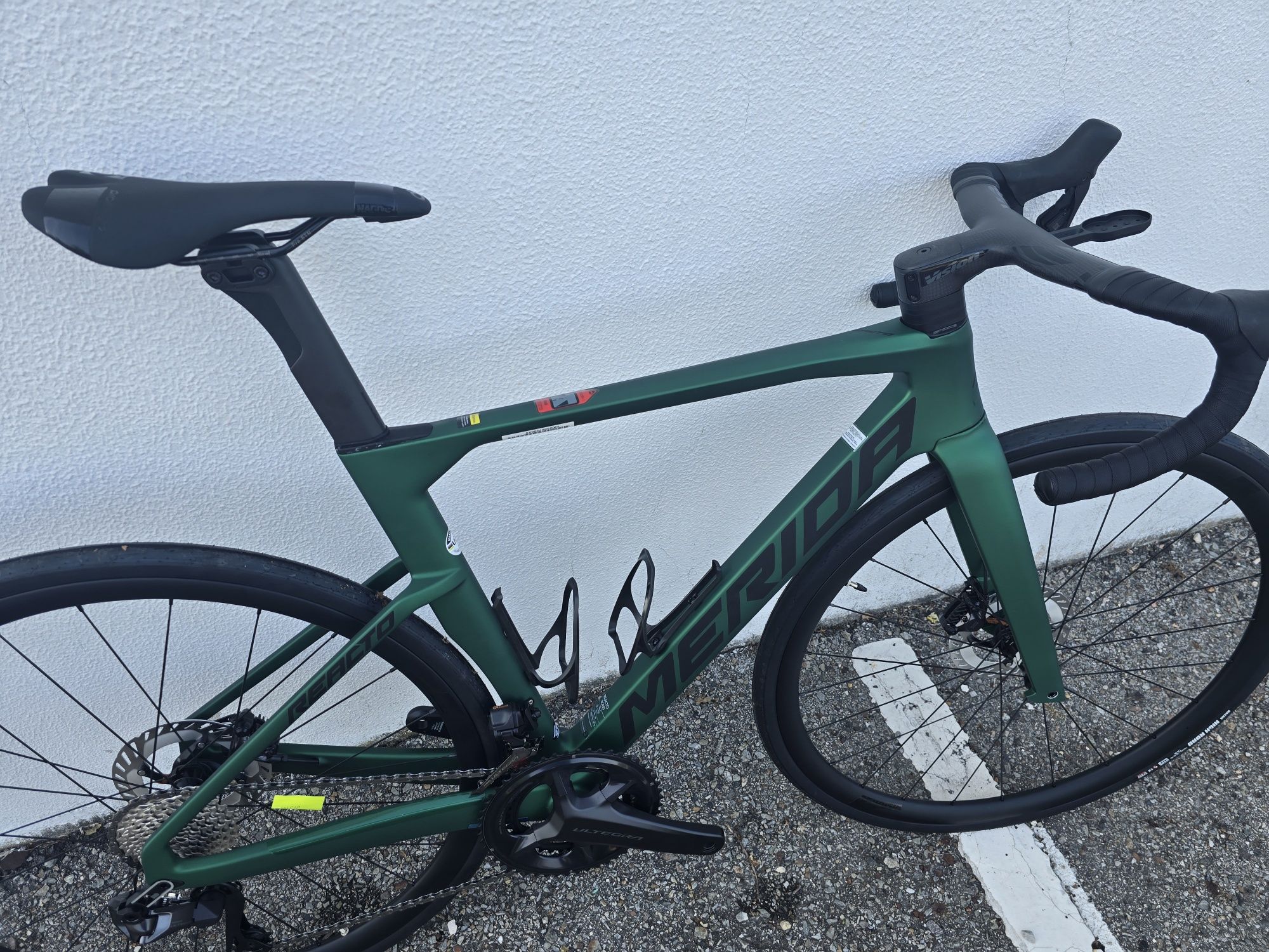 Merida reacto 8000 xs rodas carbono