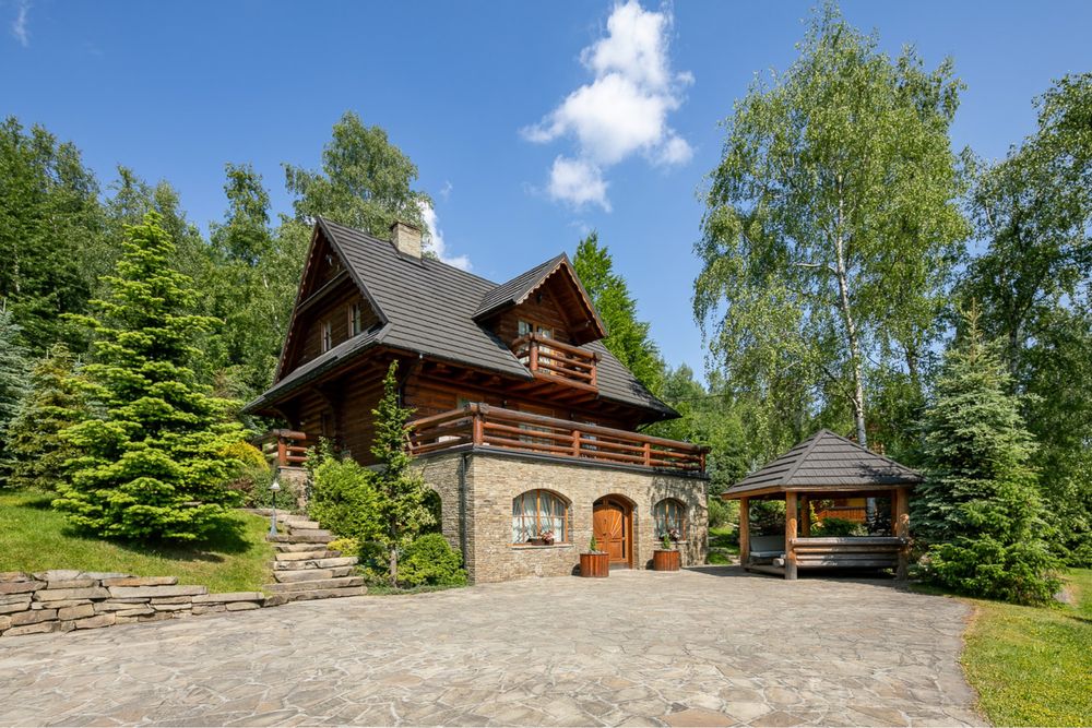 Dom domek z bali do wynajęcia W GÓRACH BALIA JACUZZI nad jeziorem
