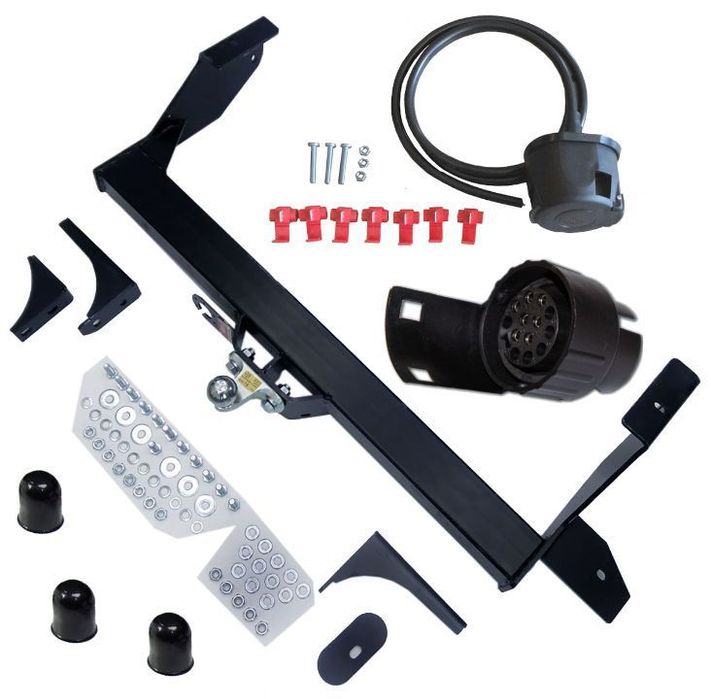 PEUGEOT BOXER1 I CITROEN JUMPER FIAT DUCATO HAK HOLOWNICZY + WIĄZKA + ADAPTER 7P/13PIN