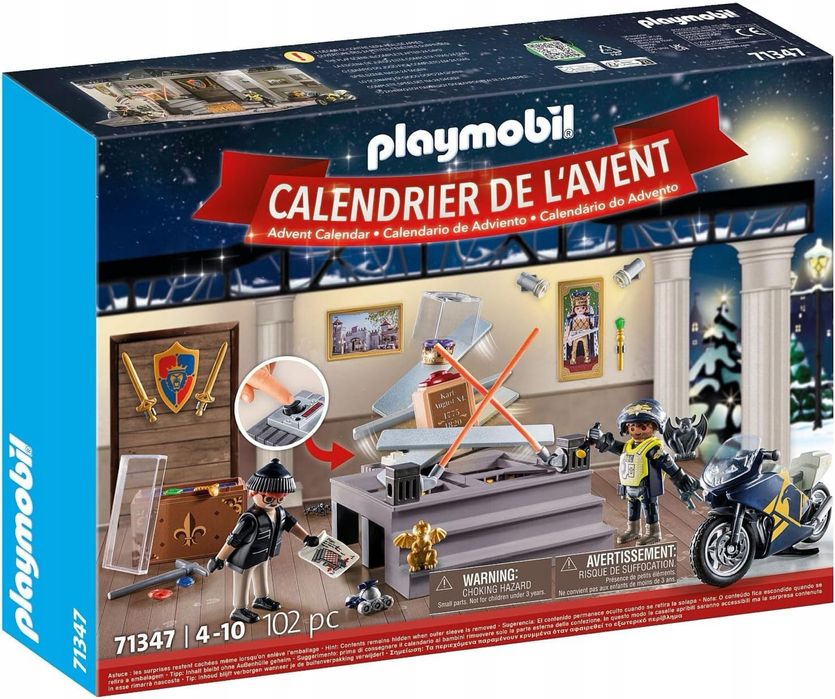 Playmobil Kalendarz adwentowy Policja: Kradzież w muzeum 71347