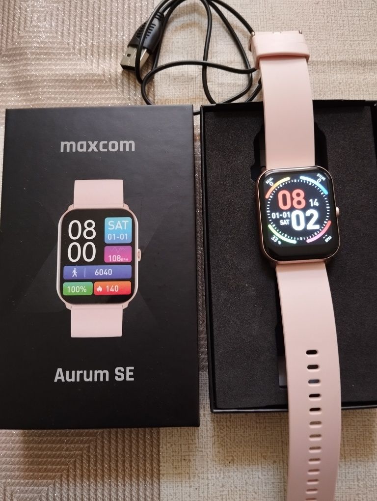 Smartwatch Maxcom FW36 Aurum SE stan idealny polecam