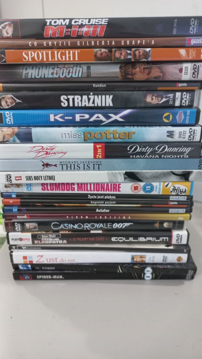 Płyty DVD 54 filmów znane i oscarowe