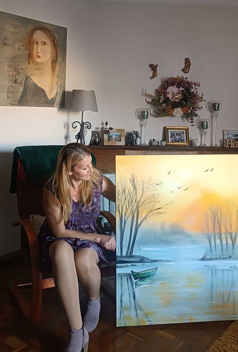 Óleo sobre tela, original, 70cmx100cm