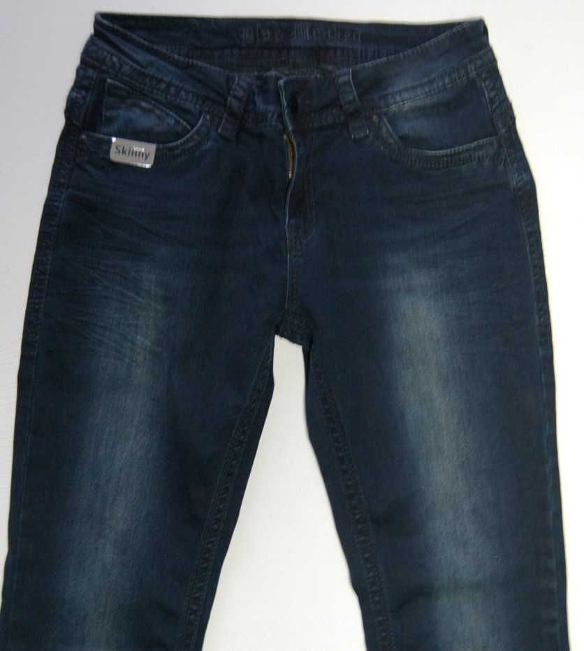 BLUE MONKEY LAURA W32 L32 nowe jeansy z elastanem SKINNY 5W37