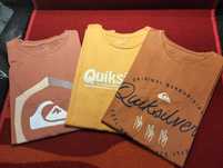Lote 3 t-shirts Quiksilver T. 10