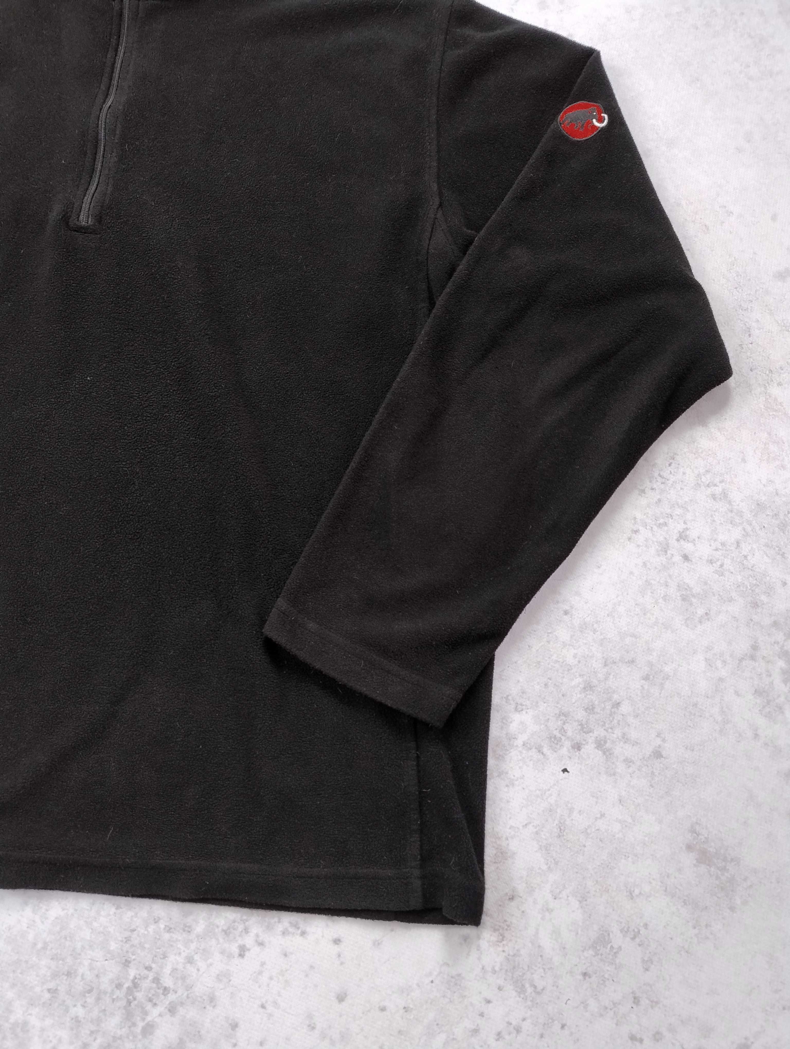 Czarny polar Mammut Tecnopile half zip outdoor turystyczny XXL