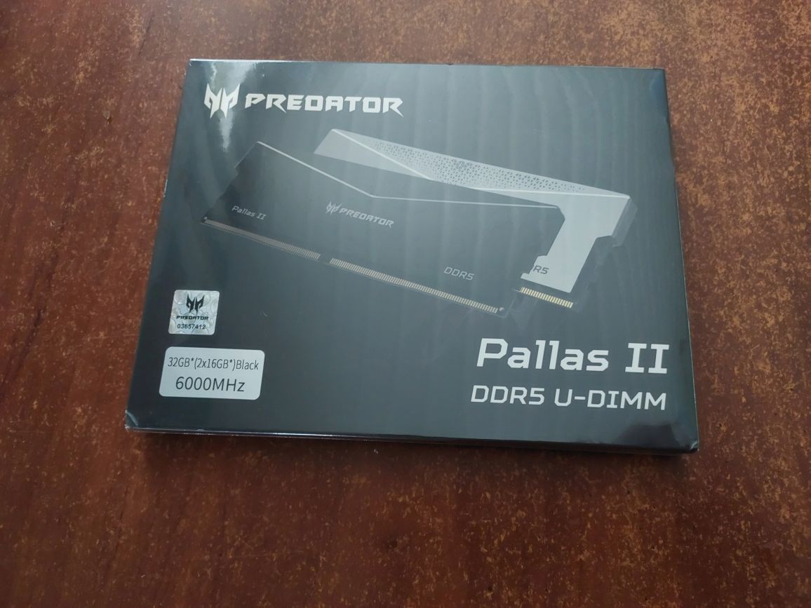 DDR5 acer  predator 32gb 6000mhz