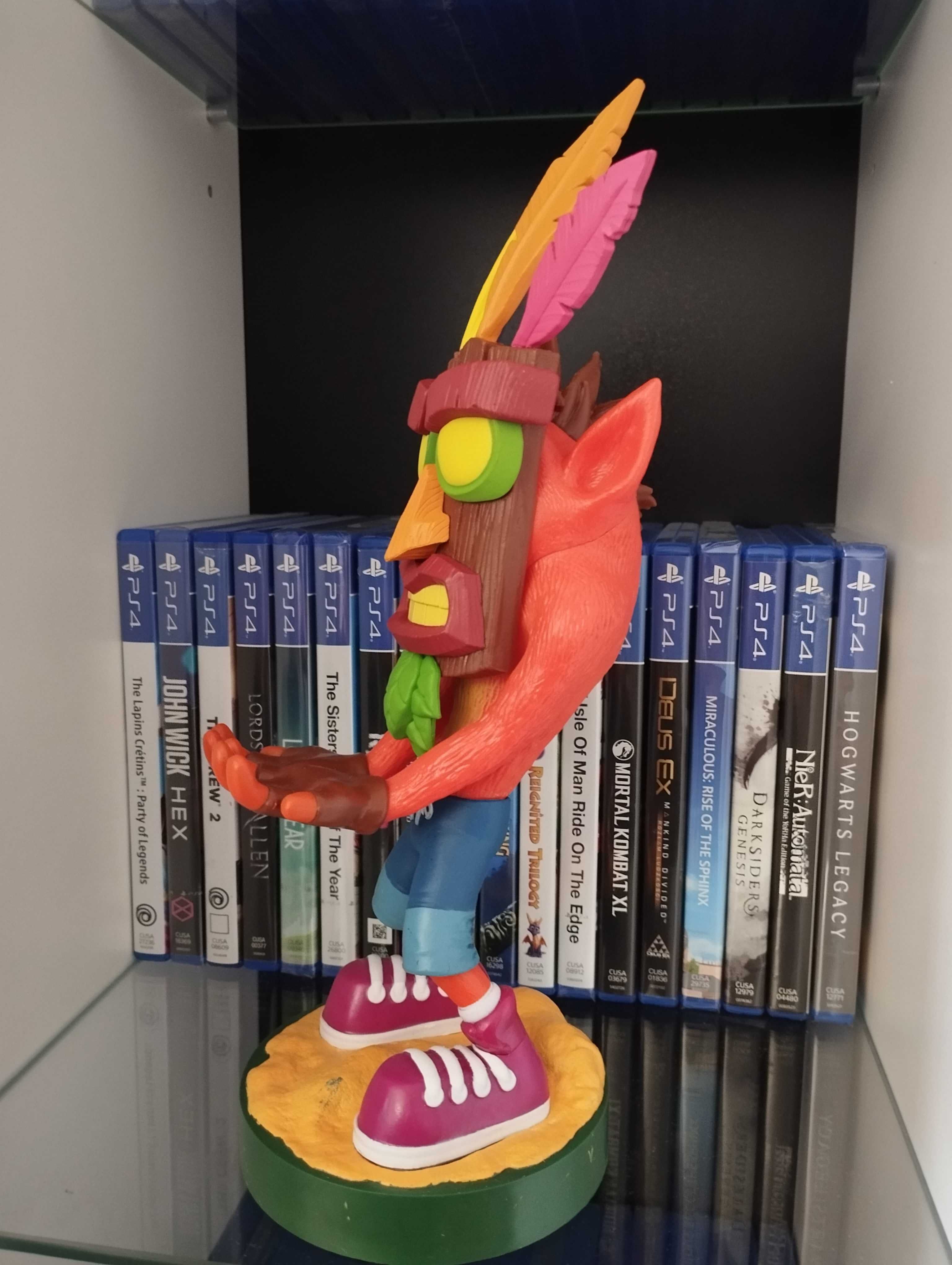 Stojak Podstawka Na Pada PS4/PS5 Playstation Crash Aku Aku