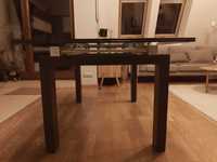Stół dębowy ze szklanym blatem Klose Modern
