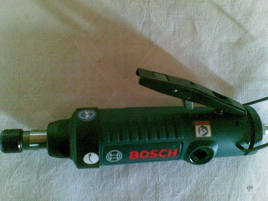 NOVO bosch retificadora reta pneumatica 400w  26 200 rpm ar comprimido