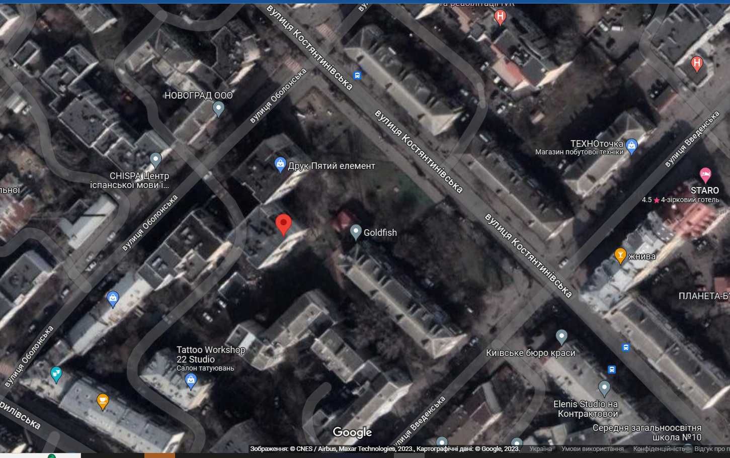 #K431 Подобова оренда квартира-студія, м. Тараса Шевченка, Поділ
