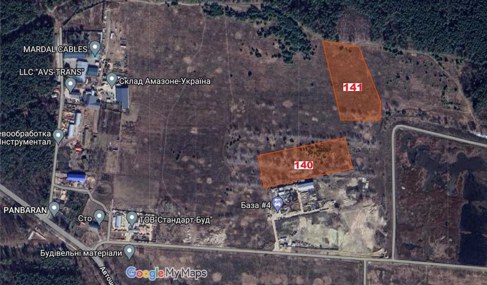 Бортничі-Гнідин Земельна ділянка 2Га під промисловість