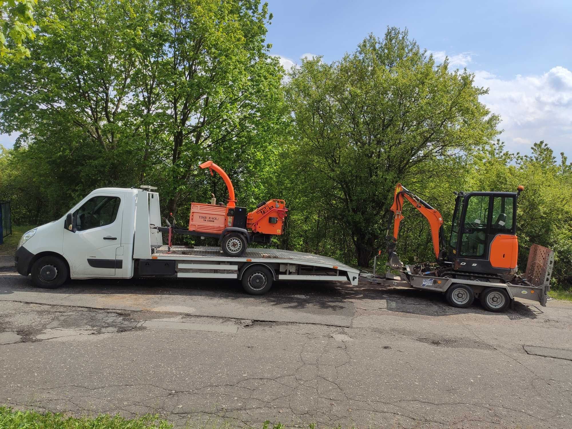Wynajem Minikoparka Mocny Rębak Wynajem Wozidło Do Betonu Ziemi 1t 3t
