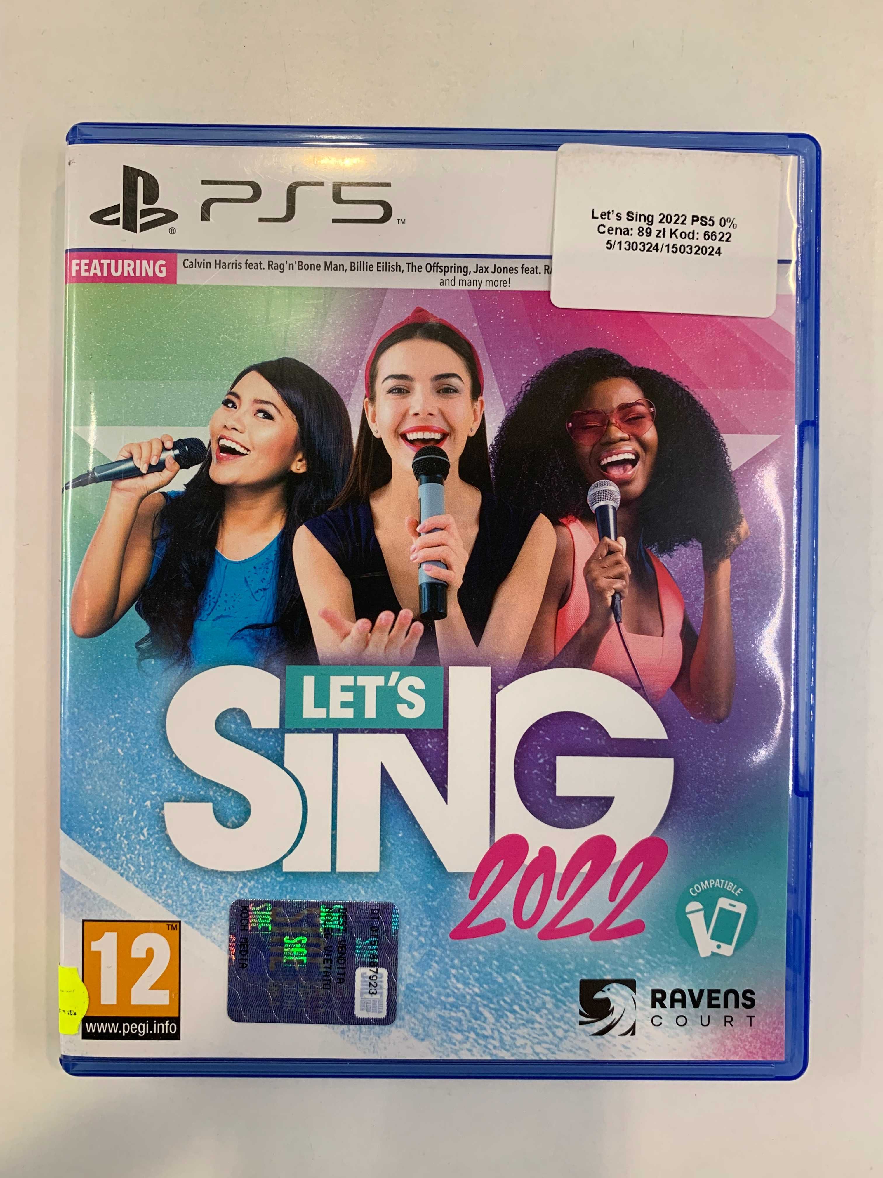 Let's Sing 2022 Ps5 Sklep Ostróda