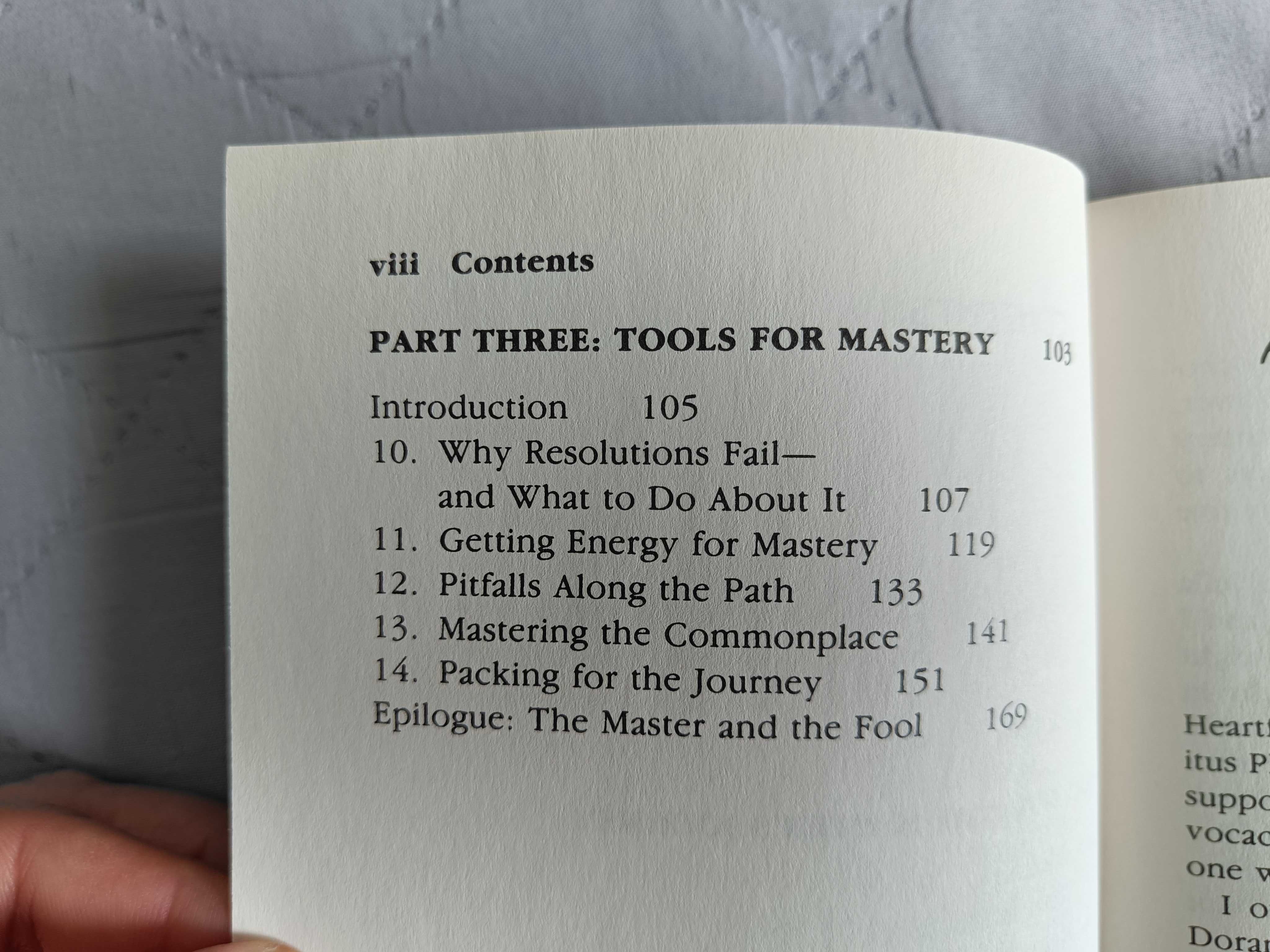 George Leonard, Mastery. The Keys to Success and Long-Term Fulfillment