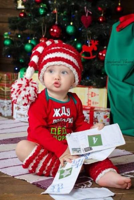 Новорічний костюм дід мороз