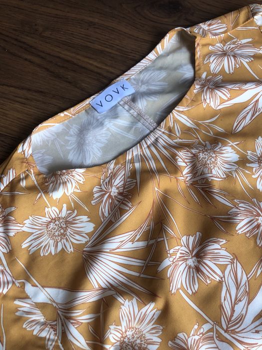 Vovk легка літня сукня жовта платье желтое летнее