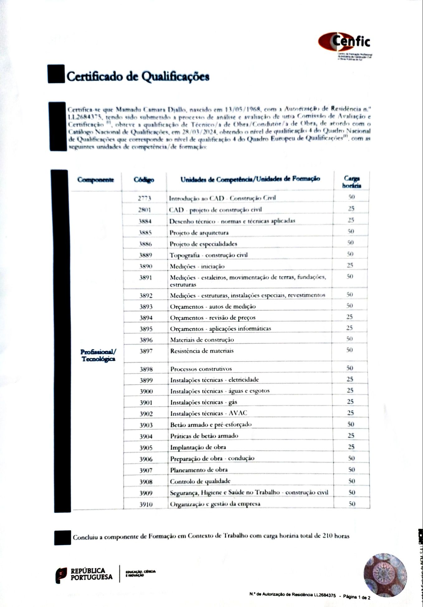 Construção e Remodelação