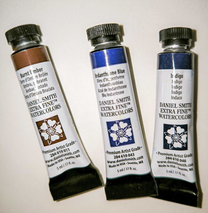 Акварельні фарби Daniel Smith у тубі об'ємом 5 мл