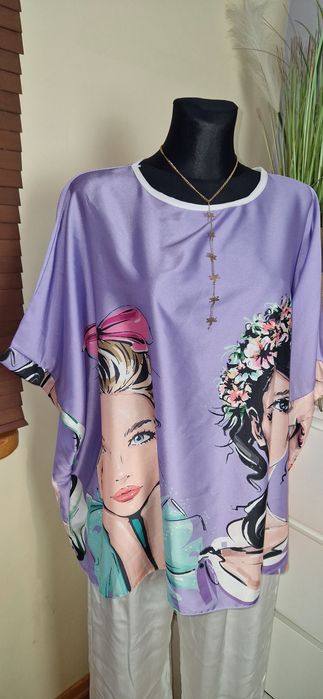 Bluzka oversize damska duża,  nowa