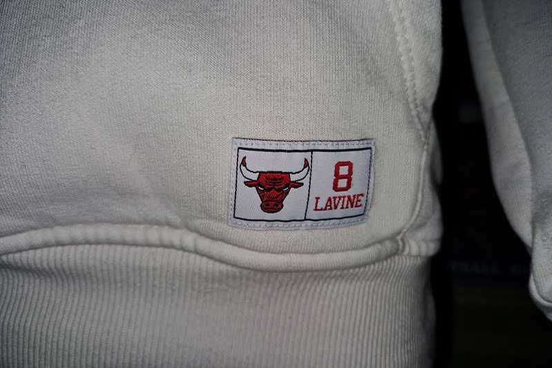Chicago Bulls #8 Zachary LaVine bluza z kapturem Primark: size M/L