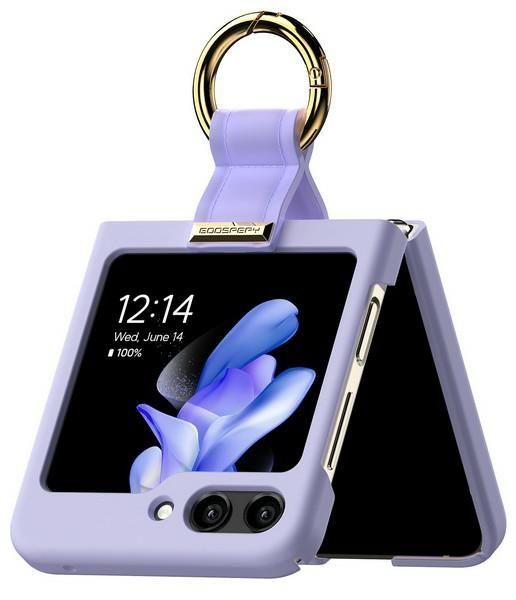 Mercury Etui Gold Ring Flip6 F741Liliowy/Lilac