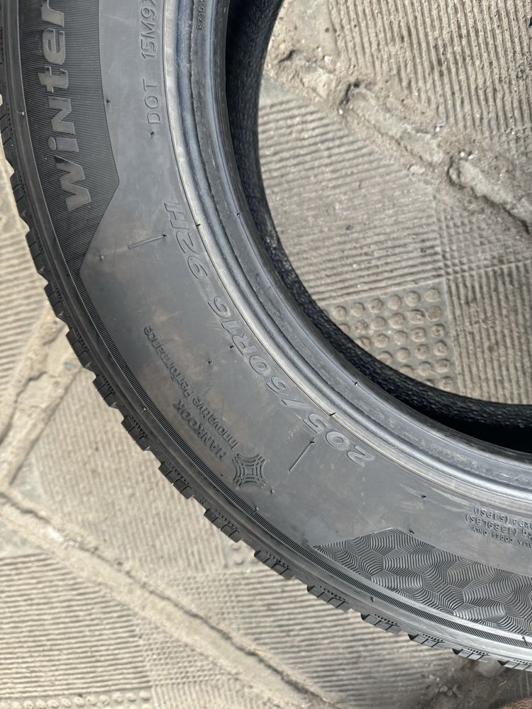 205/60R16-2шт Hankook оригінал із Німеччини 7,5мм в наявності!