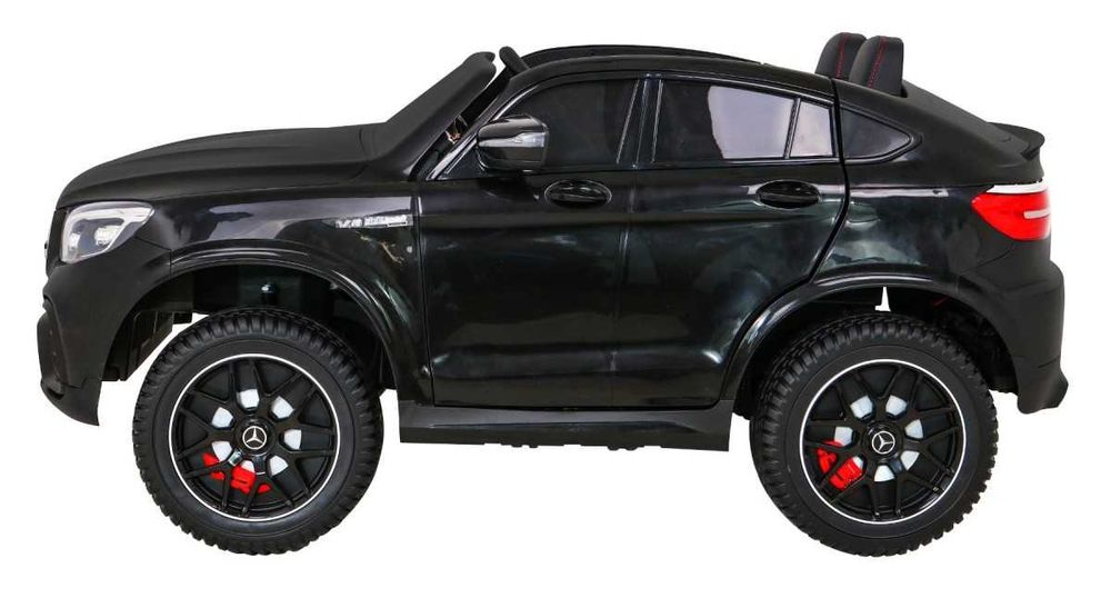 Auto licencja Mercedes GLC 63S dla 2 dzieci Czarny, Napęd 4x4 do 35kg