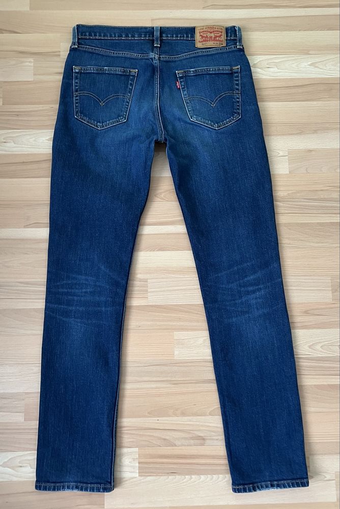 Продам чоловічі джинси Levis 511 темно-сині Slim Fit W34 L34