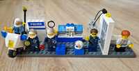 LEGO City Police areszt 5x figurki + duża płytka z bazą + motor