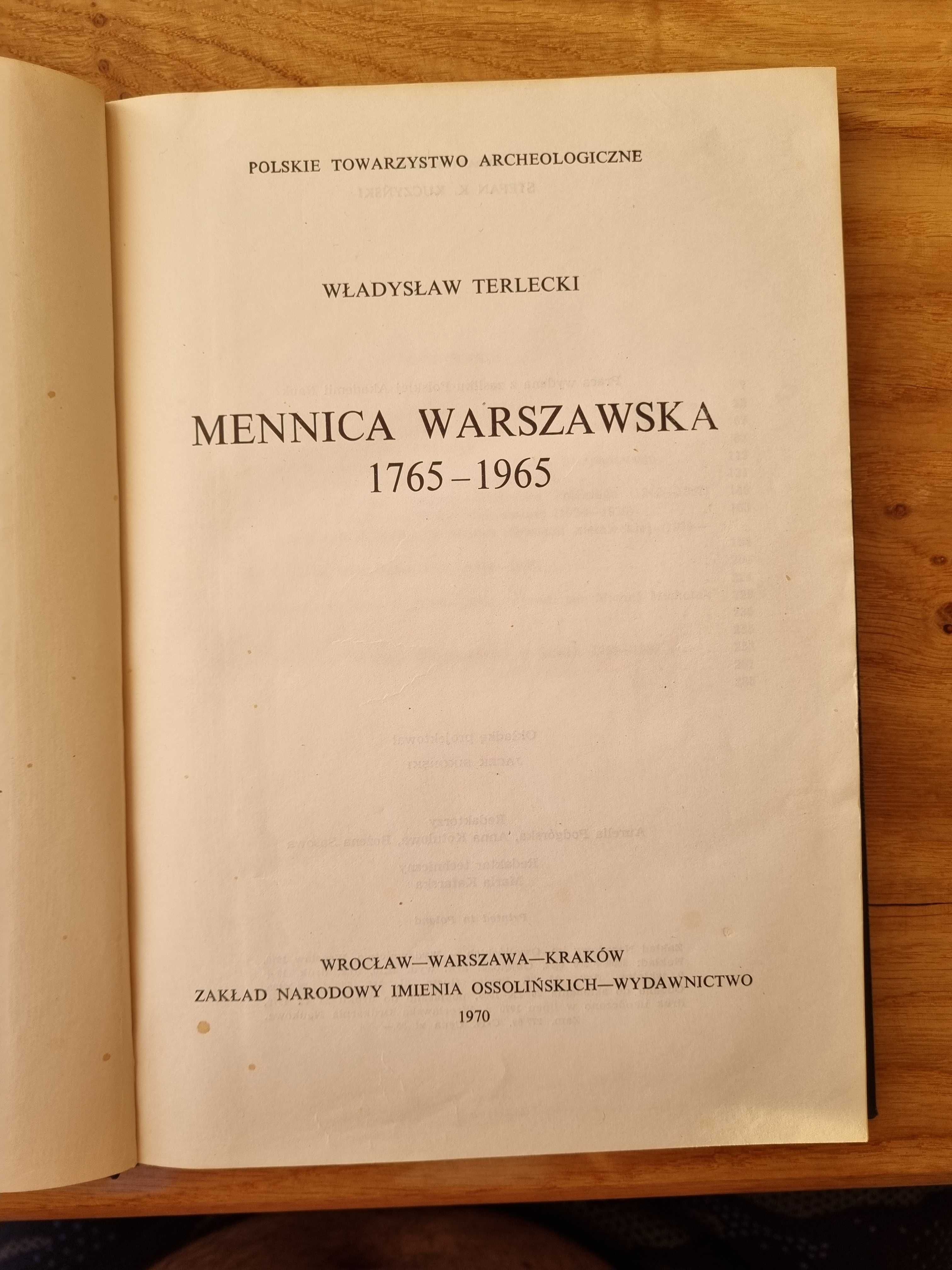 Mennica Warszawska - Władysław Terlecki