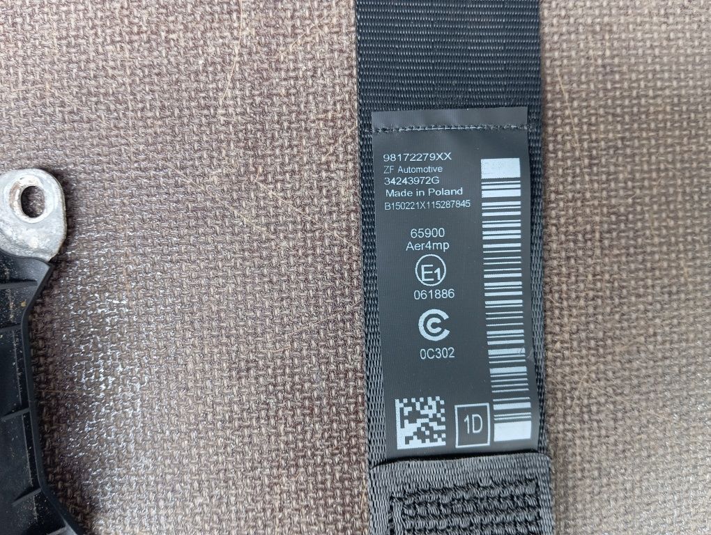 Poduszka Airbag Pasy Sensor Opel Combo E Oryginał !!!
