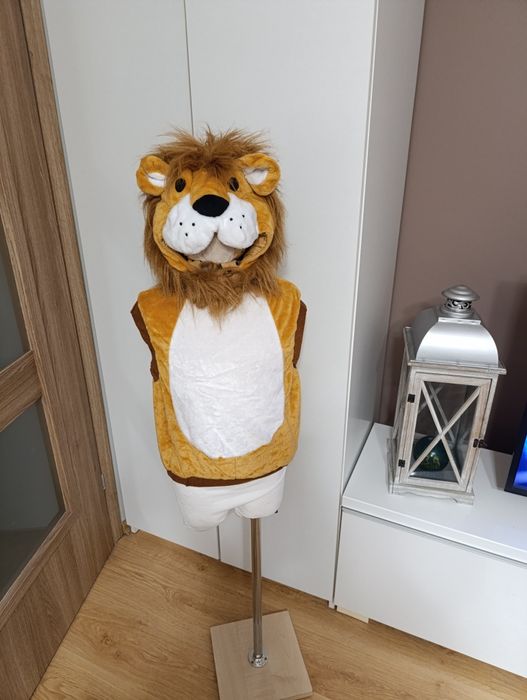 strój karnawałowy LEW LWA SIMBA przebranie kostium 86/98 (208)