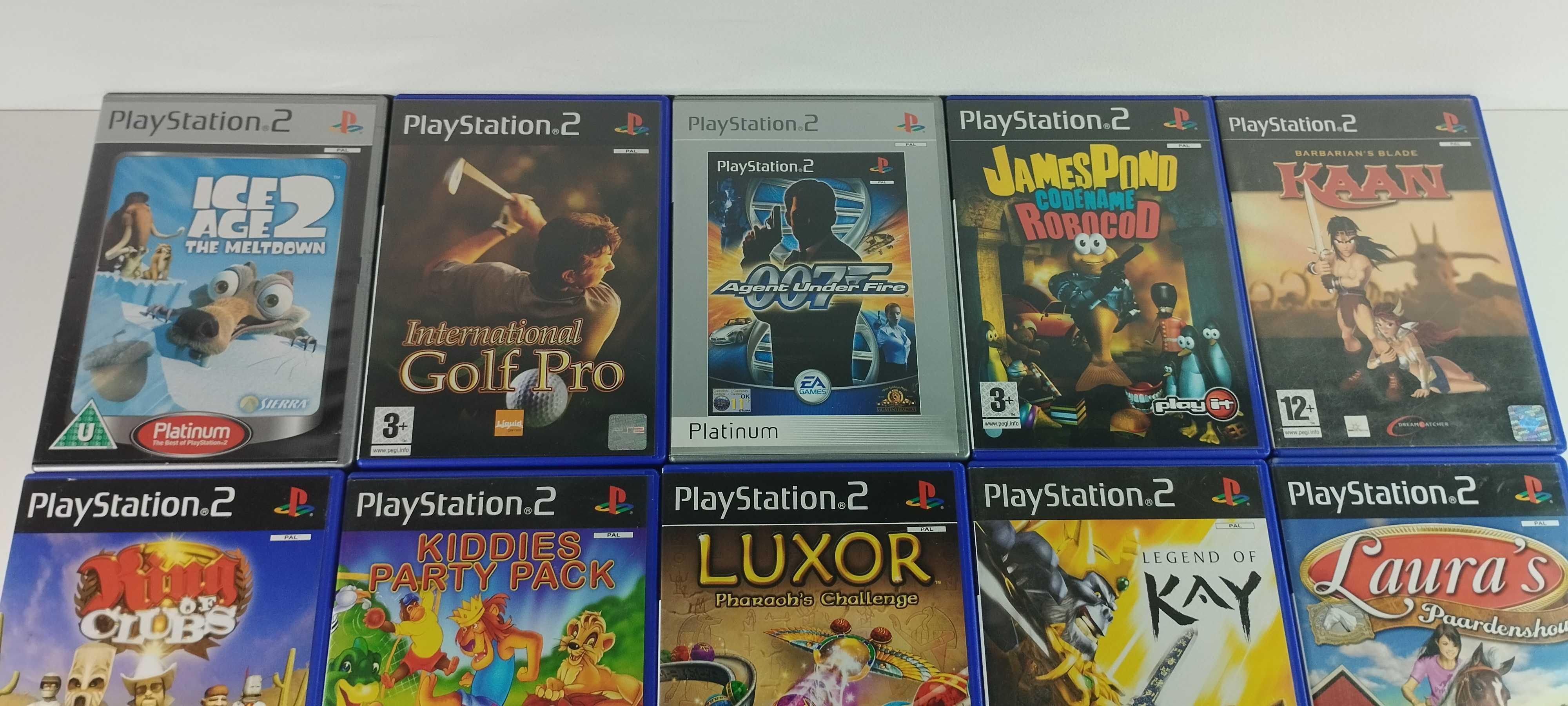 Lote 10 Jogos Playstation 2 PS2