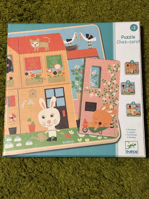 Пазли Djeco дерев’яні дім зайчика