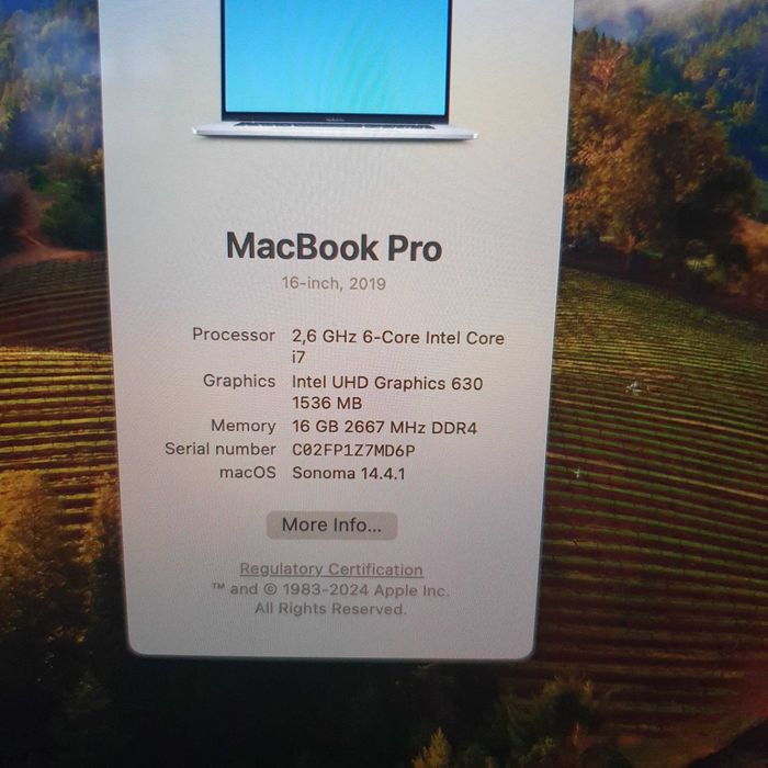Macbook pro 16 2019