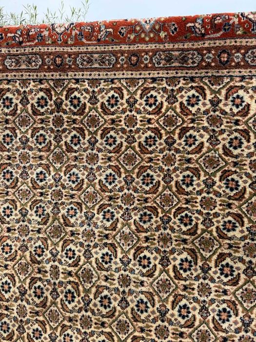 Dywan Wełniany Kaszmirowy perski Indo Herati 270x200 sklep 12 tys