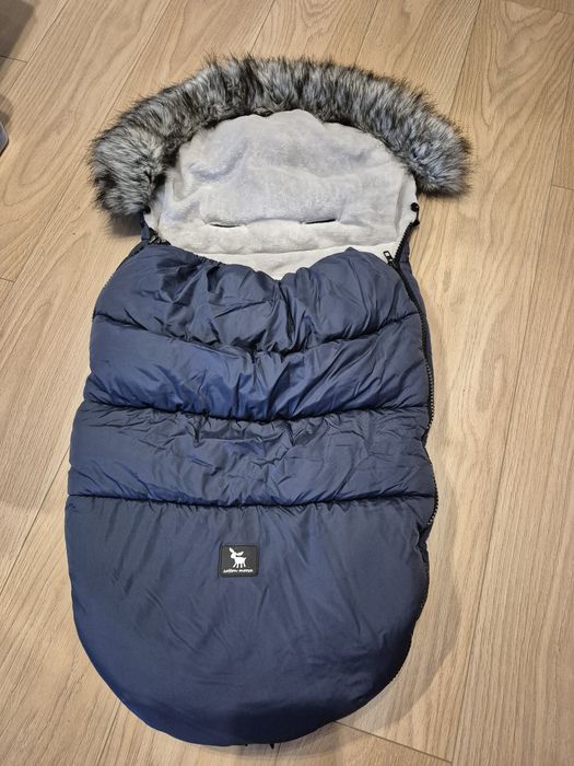 Śpiwór cotton moose granatowy do wózka