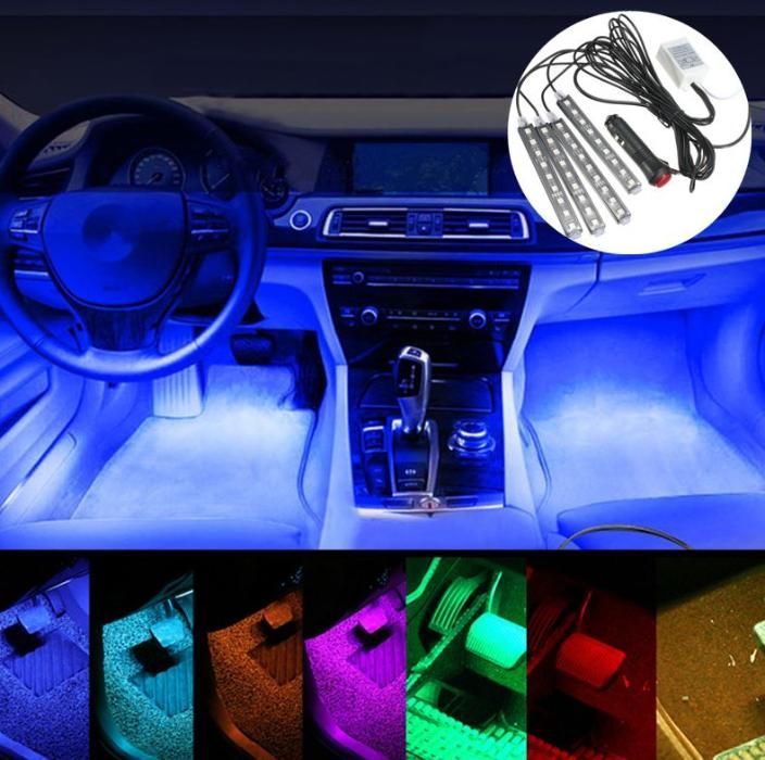 Luzes LED de ambientente para carros