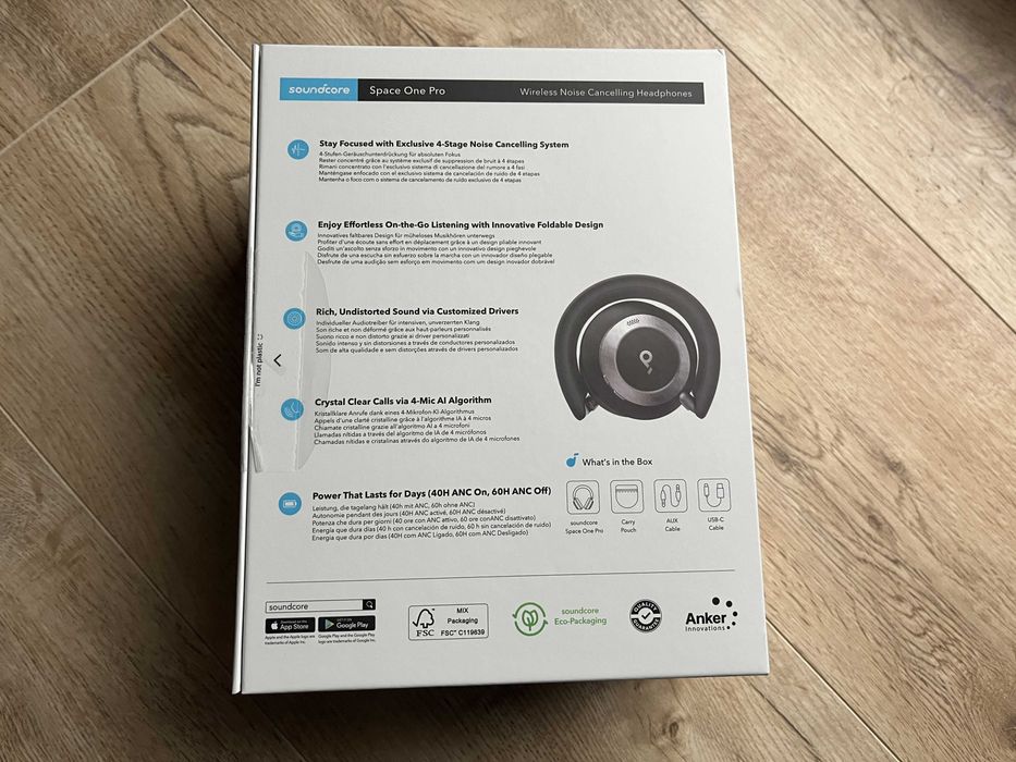 NOWE słuchawki bezprzewodowe ANC Anker Soundcore Space One Pro