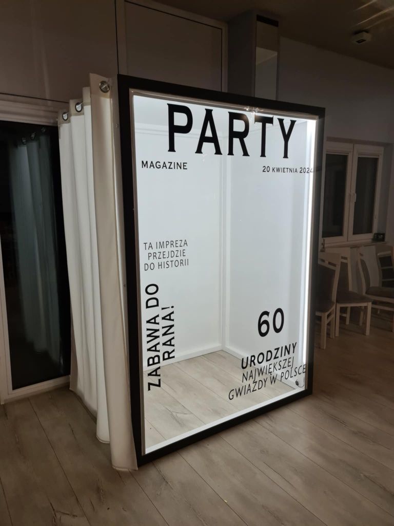 Photobox Fotobox Fotomagazyn Fotobudka jak okładka gazety