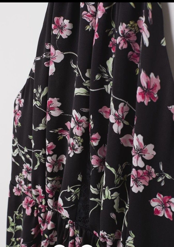 Sukienka na ramiączkach kwiaty H&M 38/40 nowa