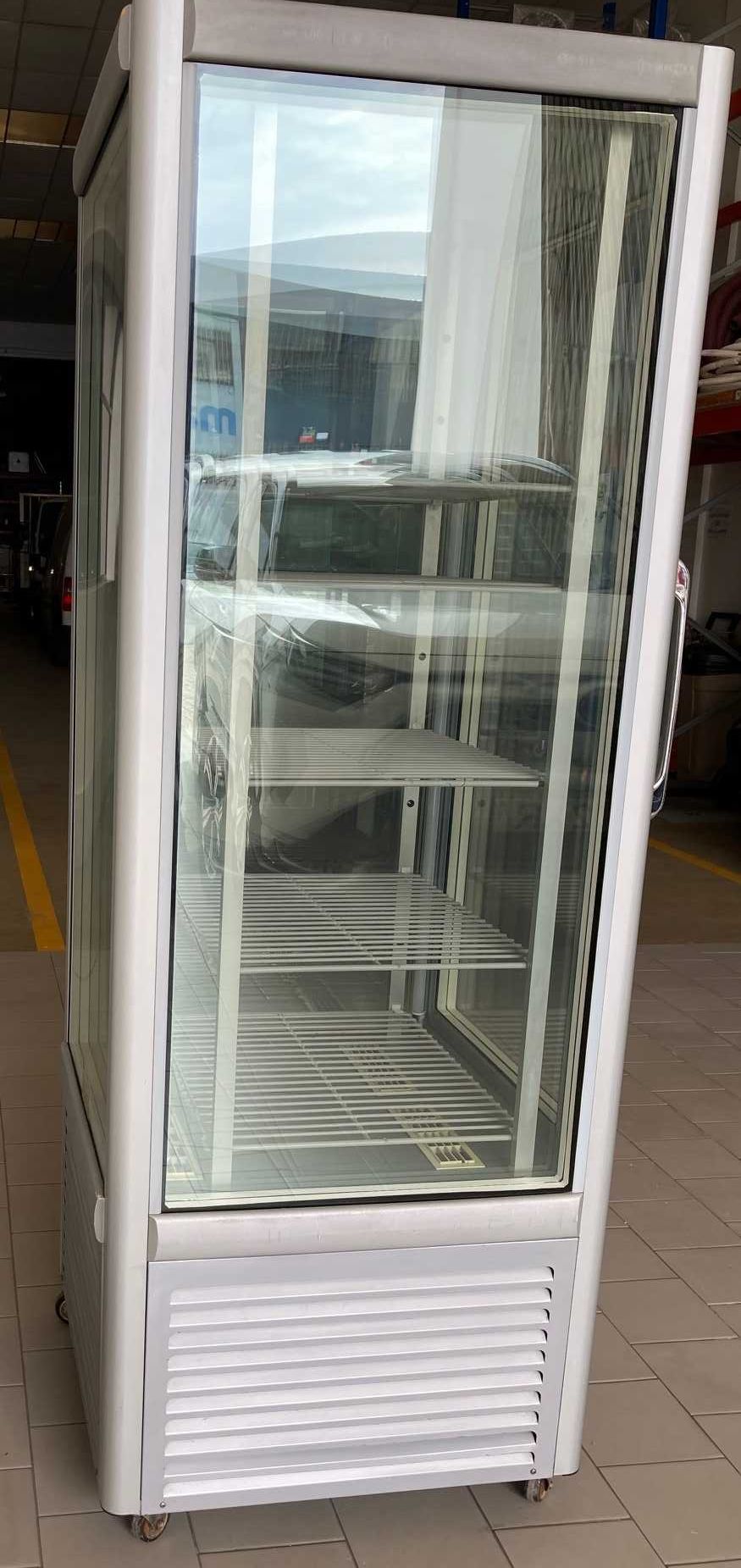 Vitrine vertical pastelaria armário expositor para bolos e sobremesas