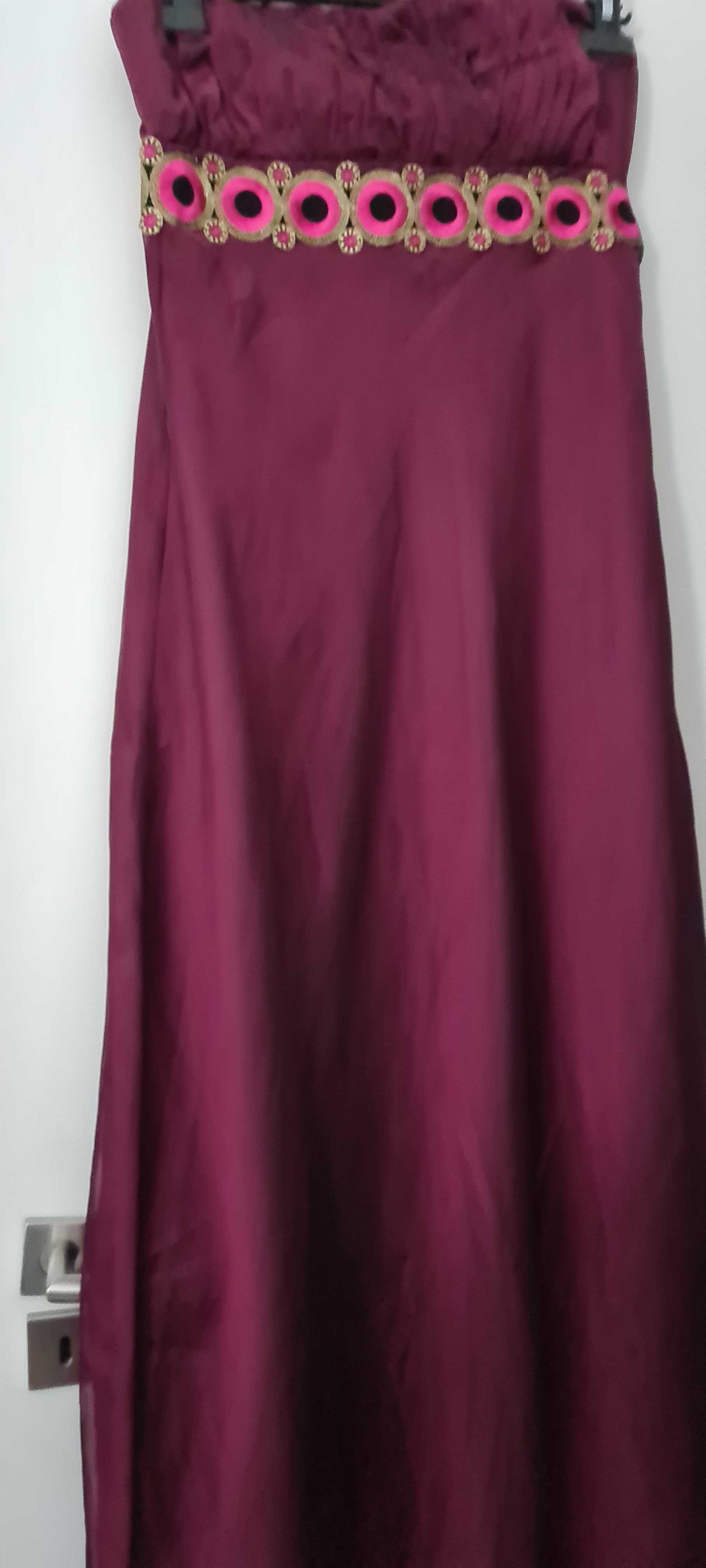 Vestido cerimónia rosa fucsia