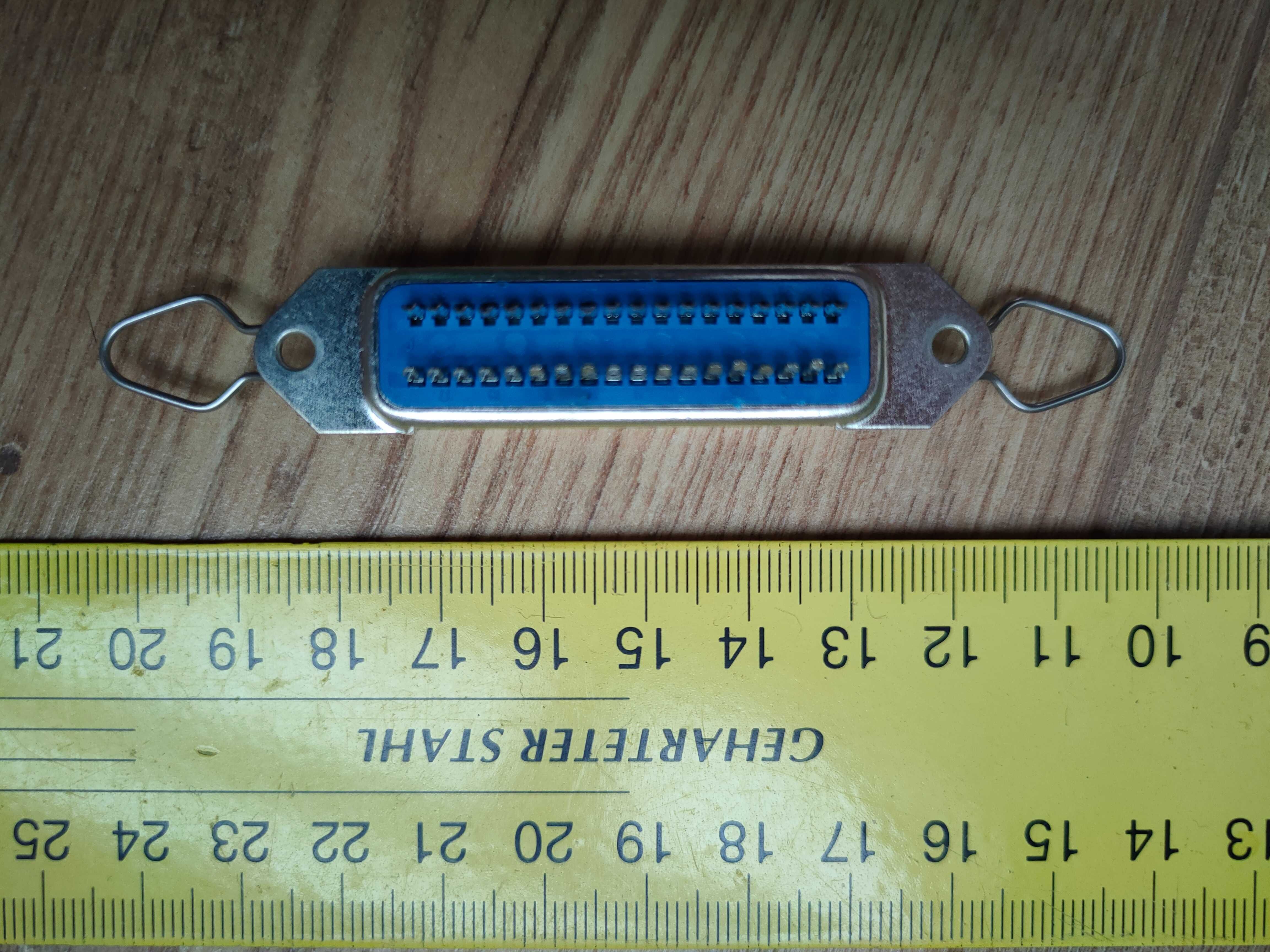 IEEE 1284 złacze wtyk żeński Centronics / DSUB-25 męski taśma śledź AT