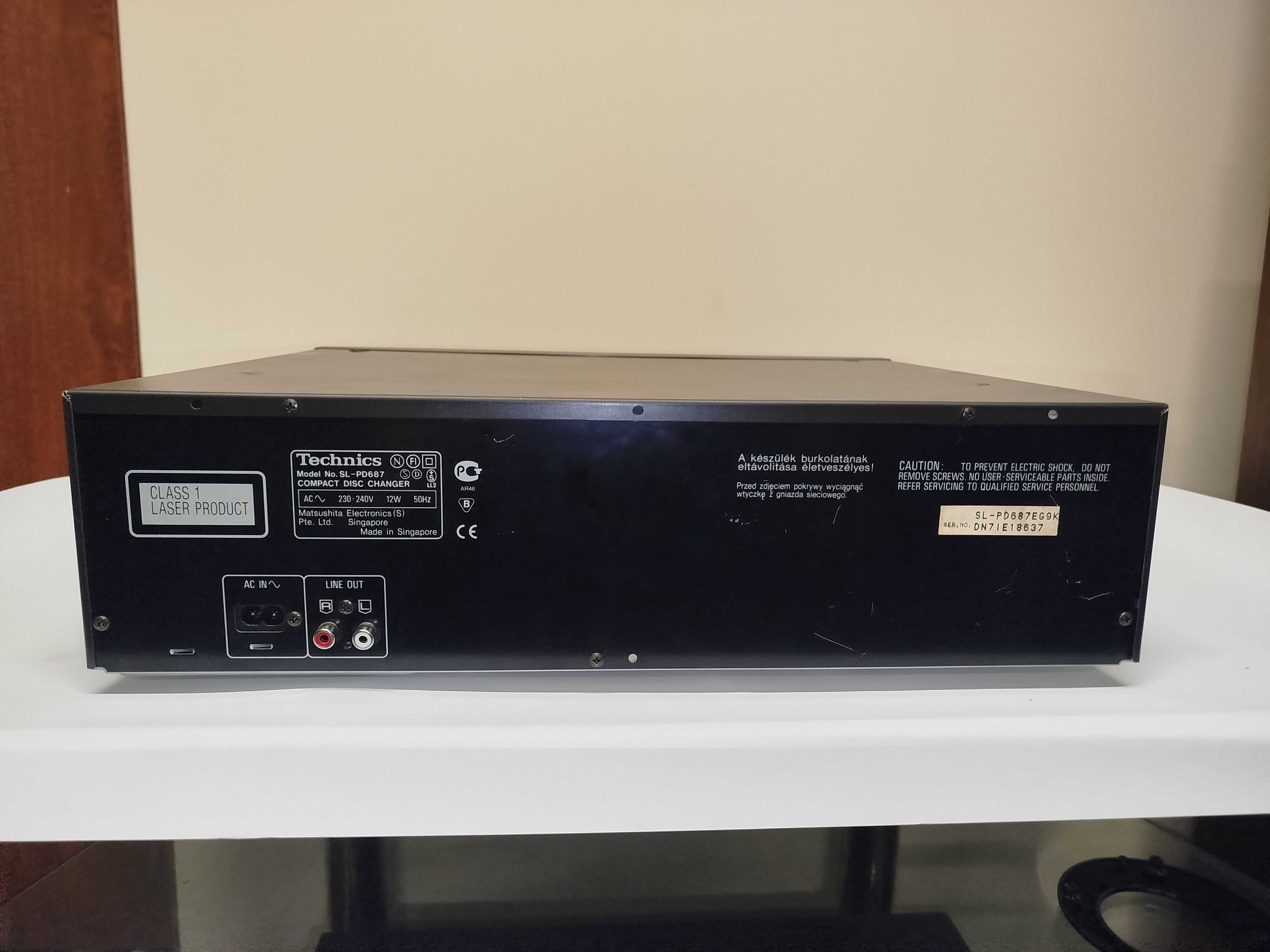 CD Technics SL PD687 na 5 płyt
