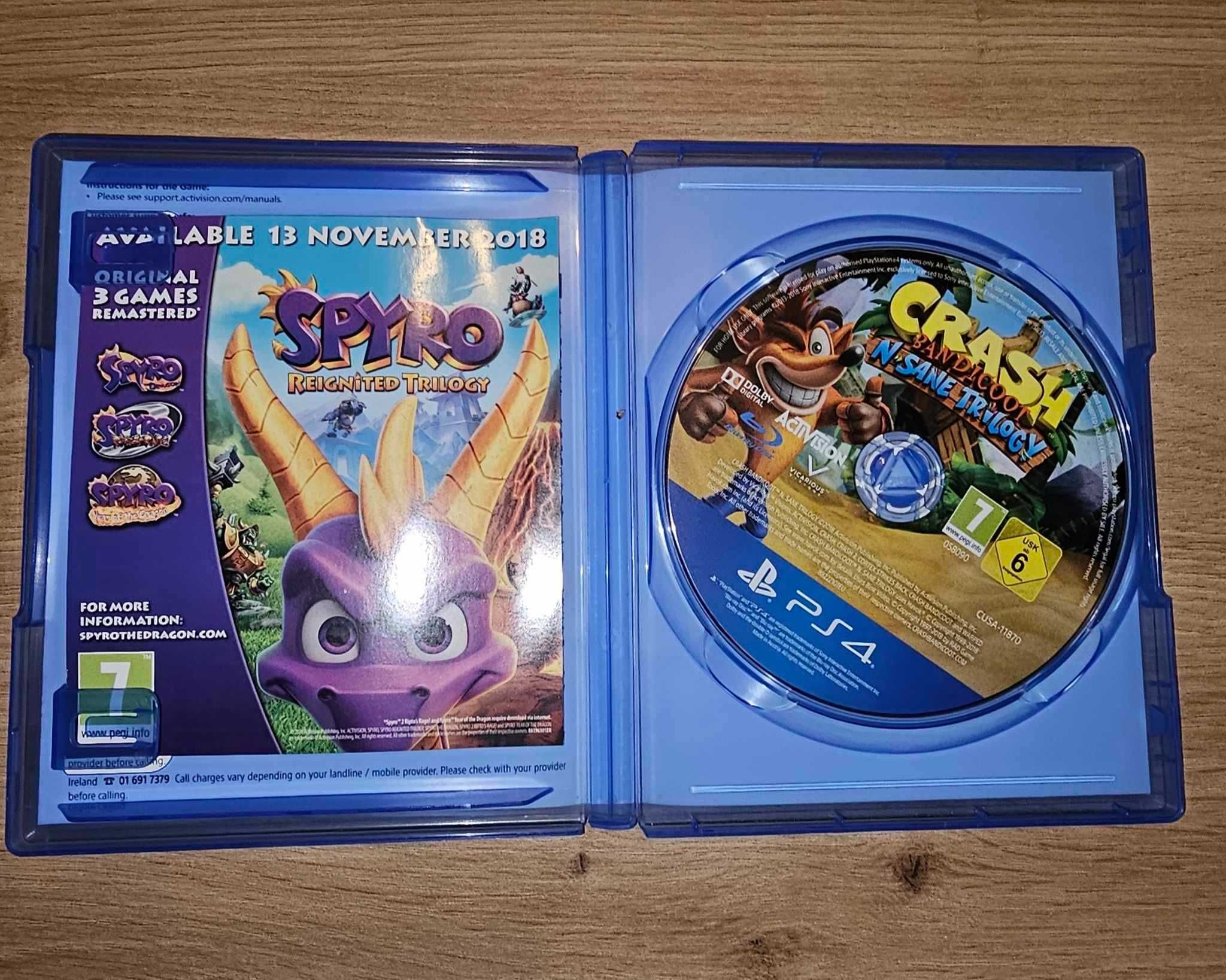 Crash Bandicoot N.Sane Trilogy 2.0 Gra PS4 (Kompatybilna z PS5)