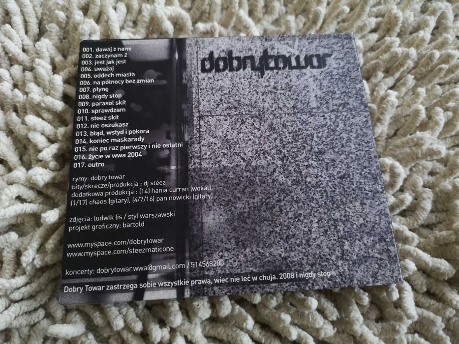 (CD) Dobry Towar - Dobry Towar | 2008 | PRO8L3M | UNIKAT | Biały Kruk