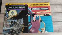 Livros Banda Desenhada Antiga, Sherlock Holmes e Agatha Christie
